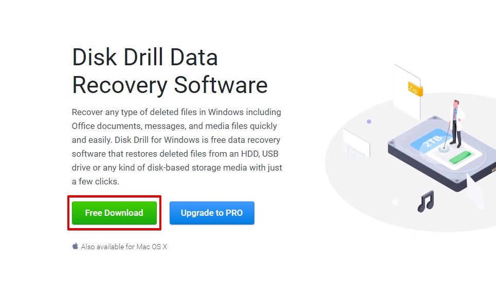 Download Disk Drill.