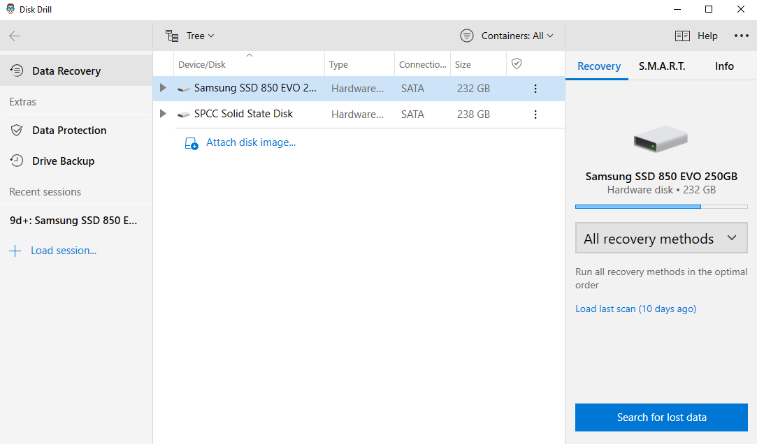 Disk Drill First Prompt