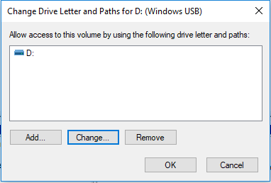 Change Drive Letter