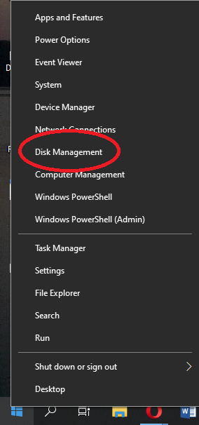 Disk management