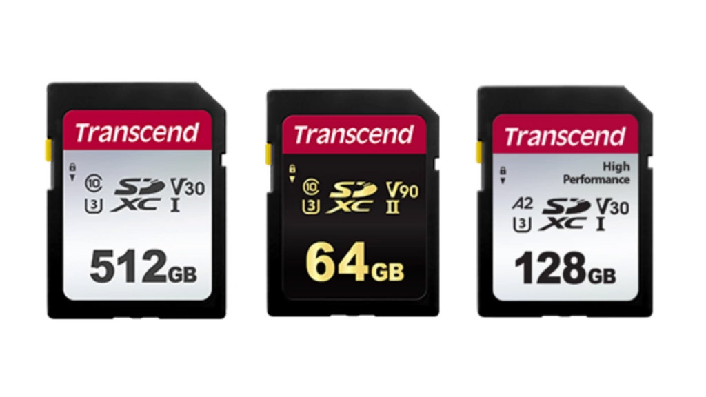 transcend SD cards
