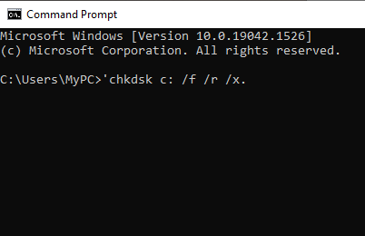 command prompt