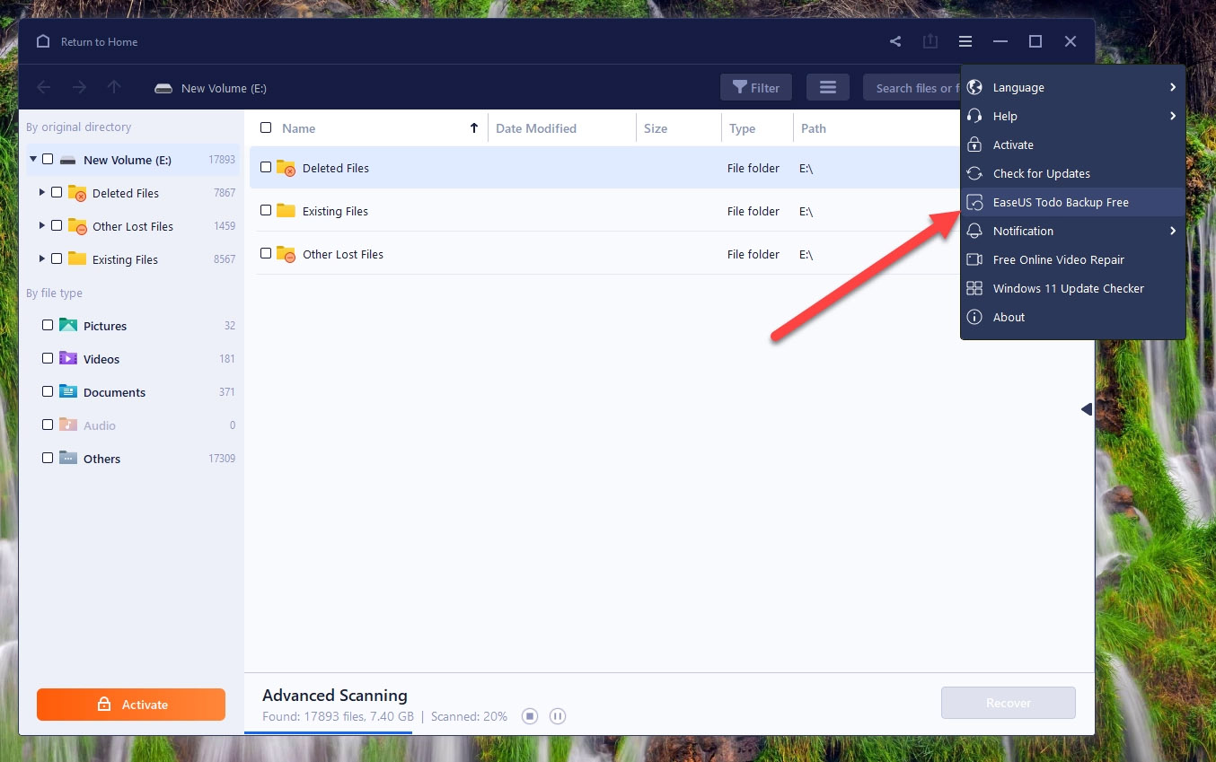 easeus asks for installing other tools
