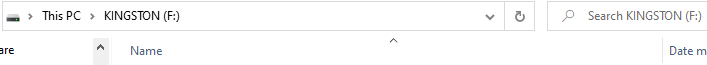 place a backlash and write the folder name