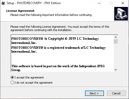 pny photorecovery install