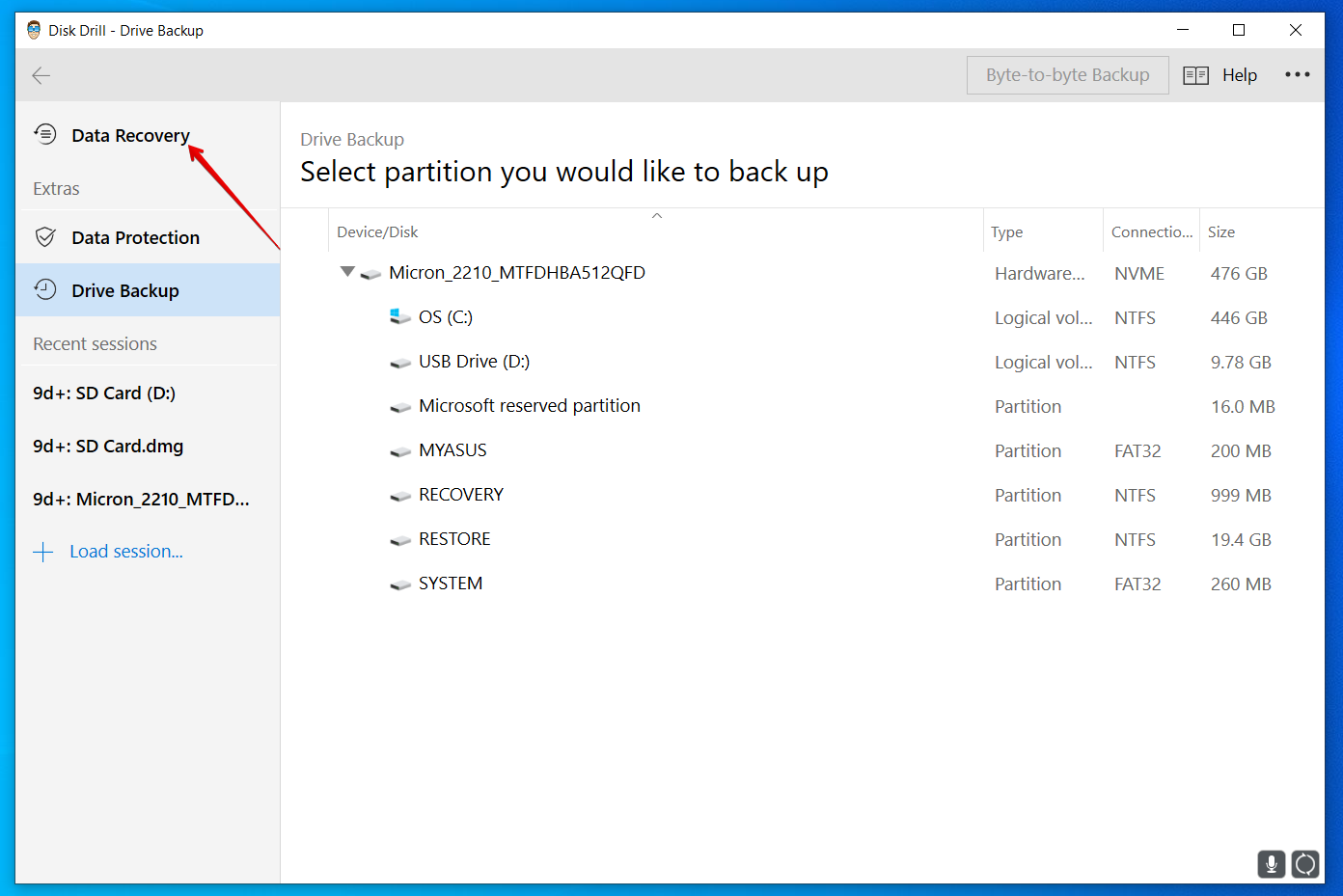 disk drill data recovery