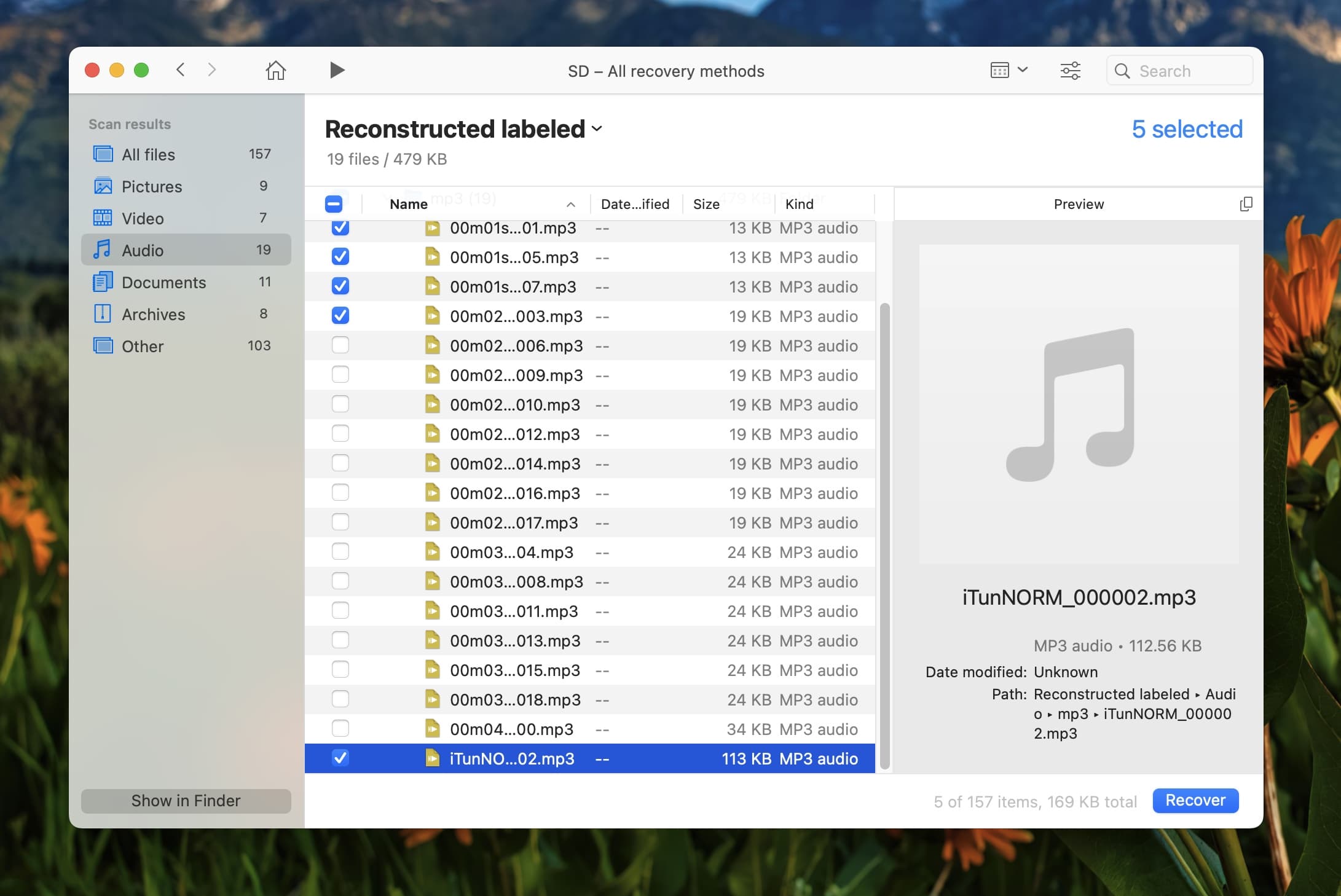 disk drill mac recover audio