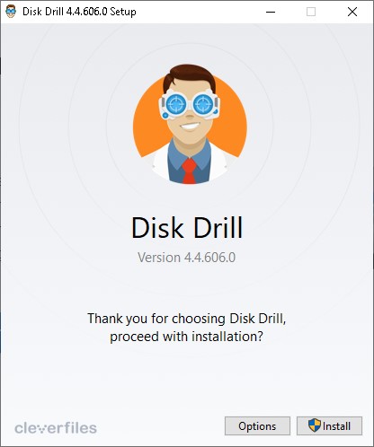disk drill install
