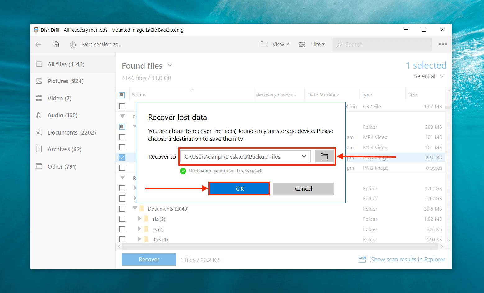 Disk Drill save file dialogue box