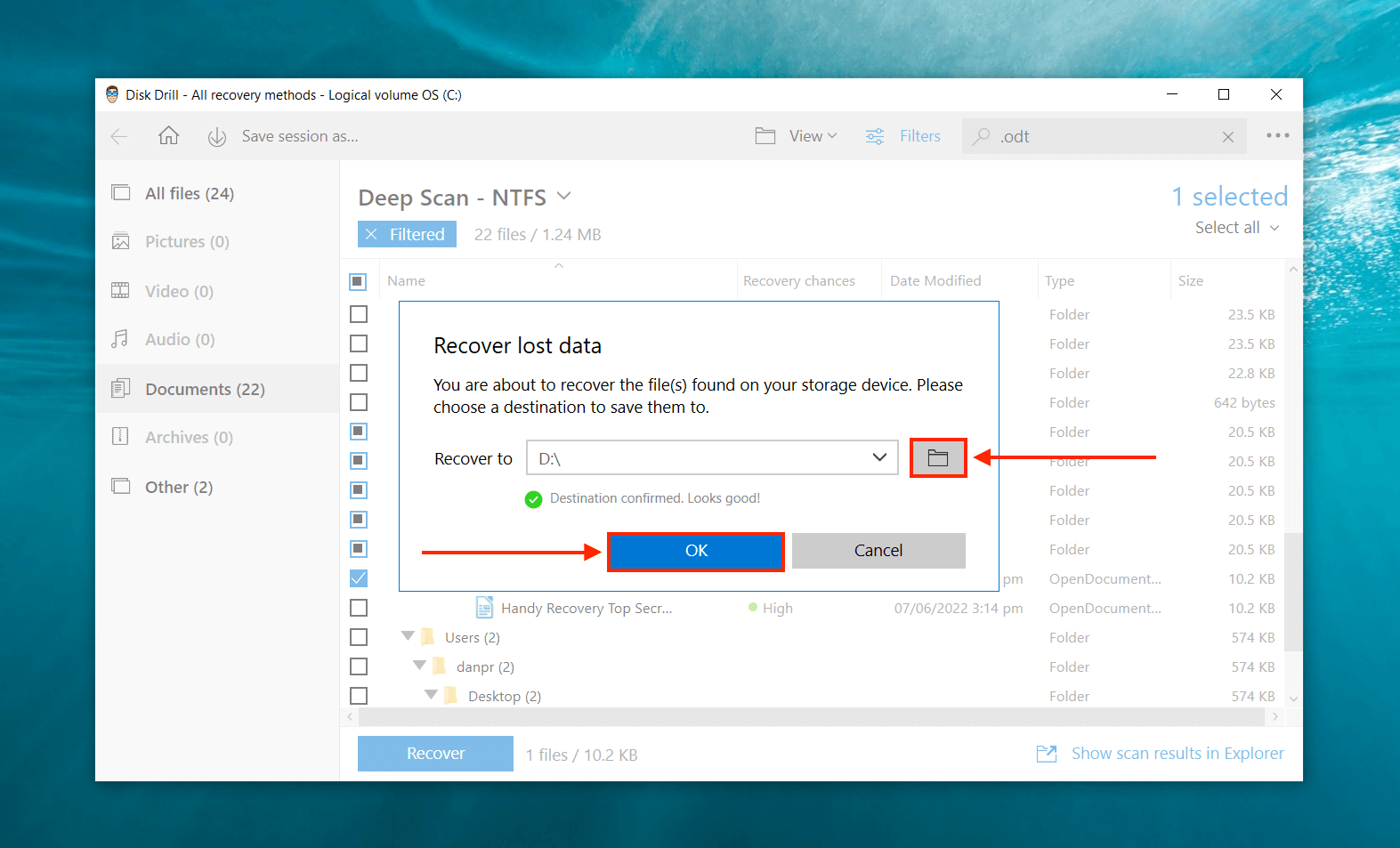 Disk Drill save file dialogue box