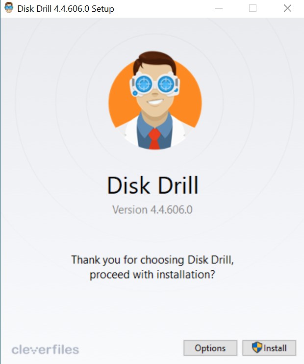 disk drill install