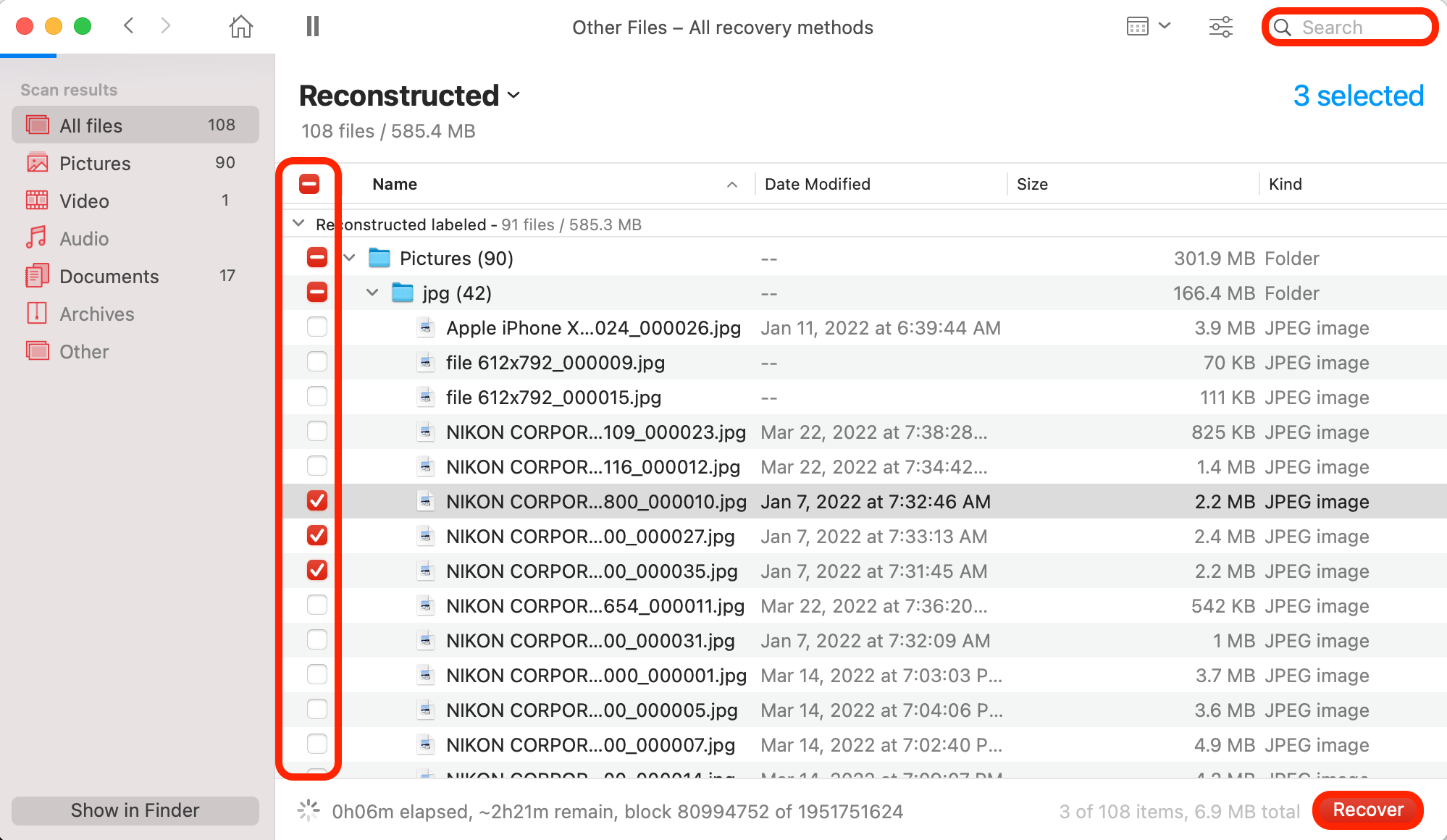 recover files hfs drive disk drill