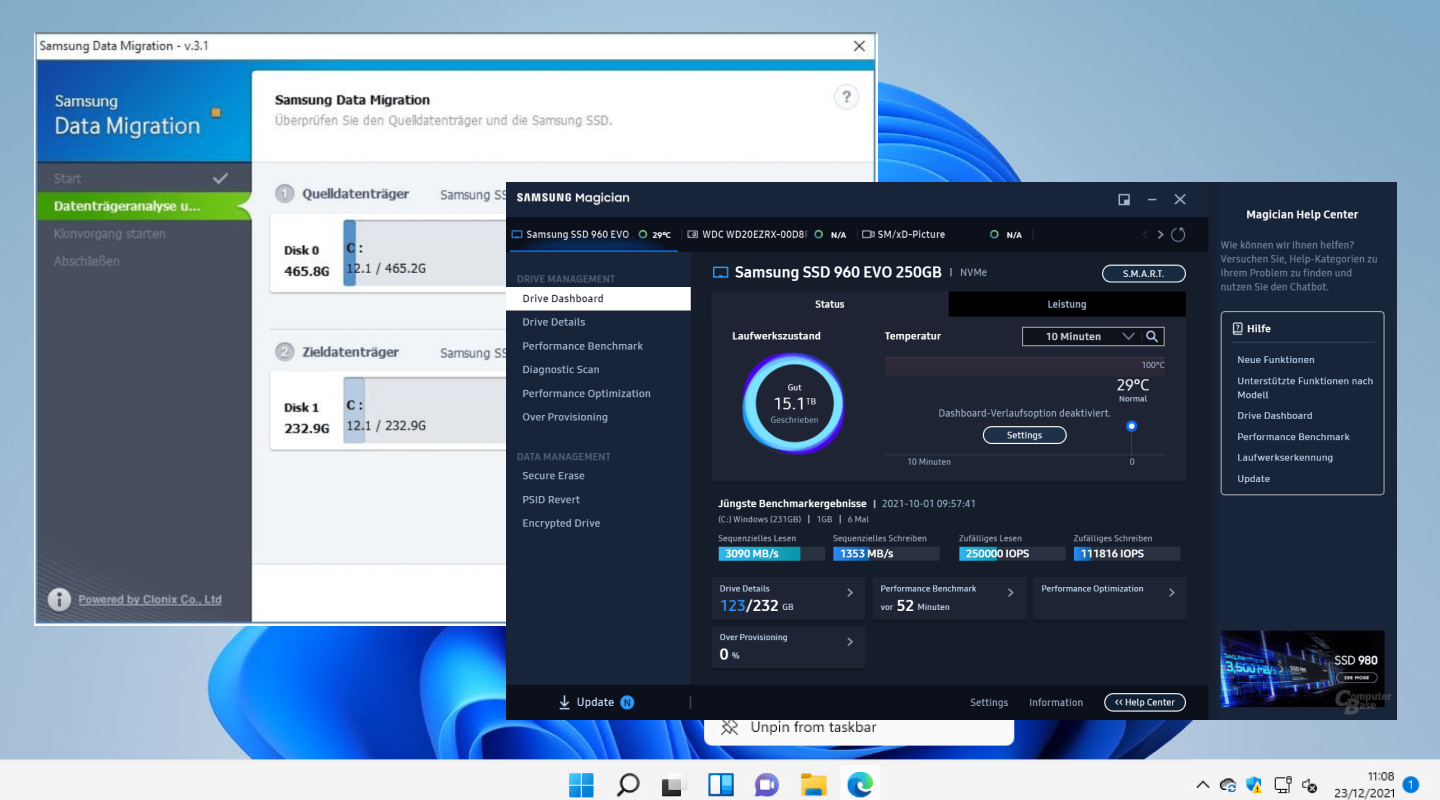 Samsung Data Migration and Samsung Magician