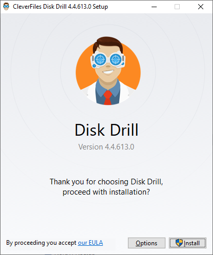 disk drill install