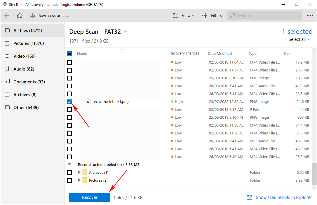 disk drill recover