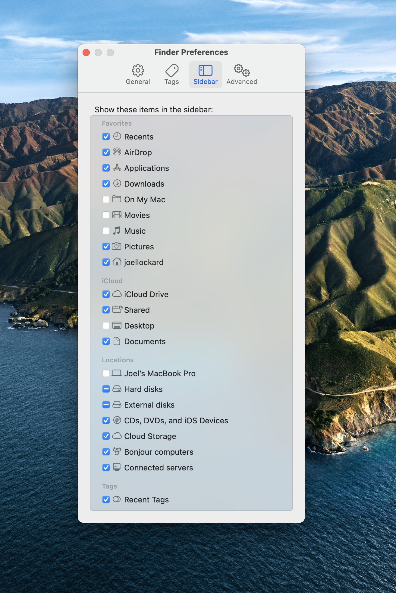 finder preferences