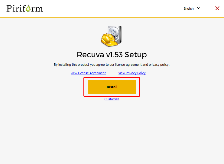 recuva install