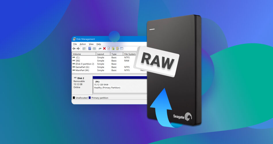Fix RAW Drive Without Format