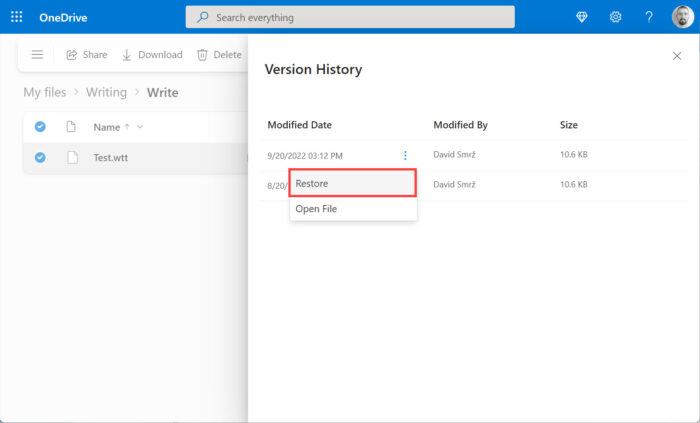 How To Restore A File To A Previous Version On Windows 10 11 How To Restore A File To A Previous Version On Windows 10 11