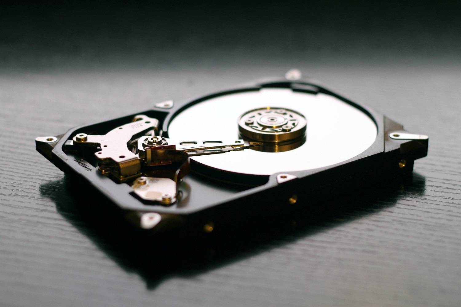 A hard drive.