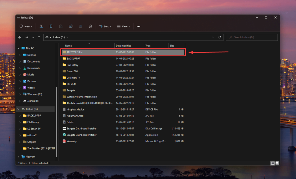 How to Access the Recycle Bin on an External Hard Drive
