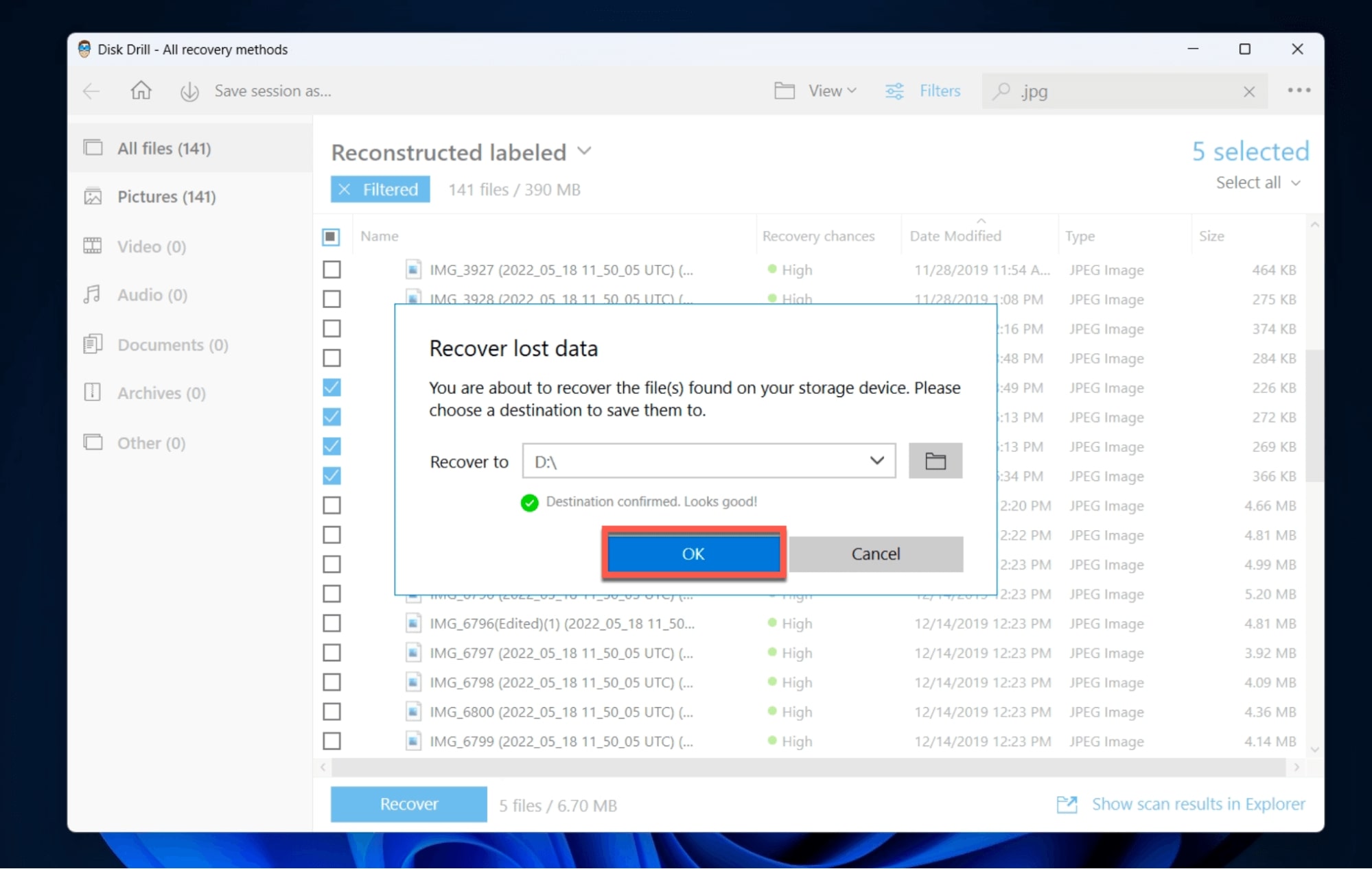 Select Destination Folder