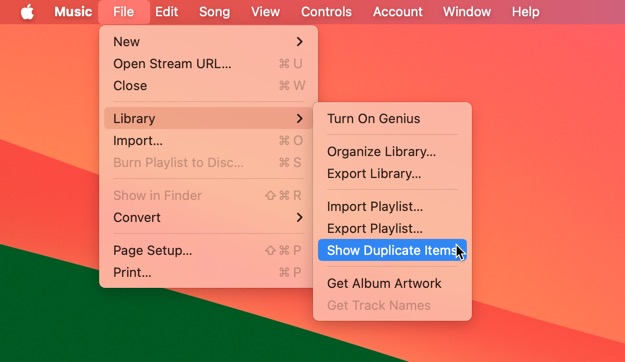 duplicate music on macos