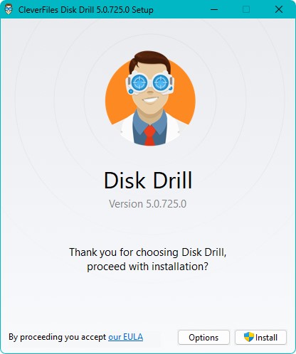 disk drill install