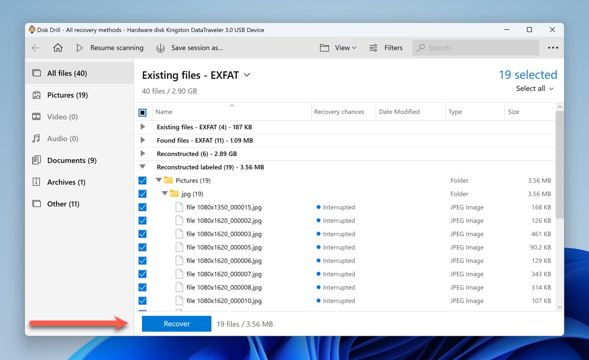 recover disk drill windows