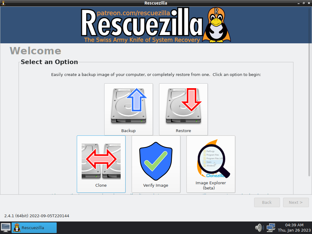 Rescuezilla