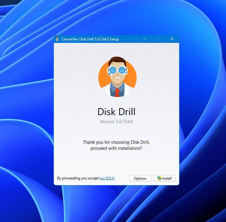 disk drill install