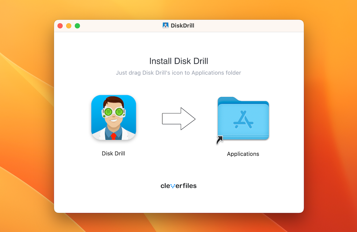 install disk drill on Mac