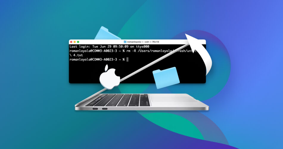 Undo RM Command Mac