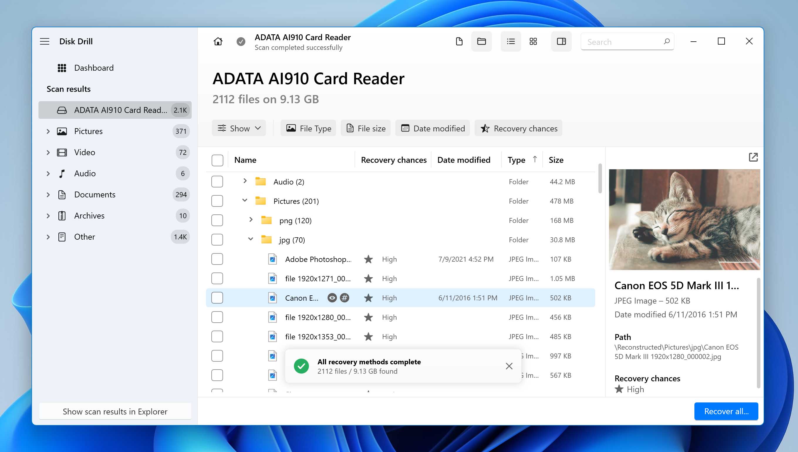 Preview Files From Adata SD Card