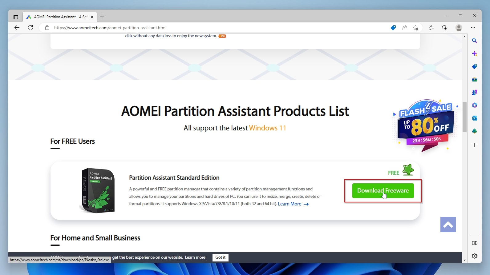 AOMEI Partition Assistant Download