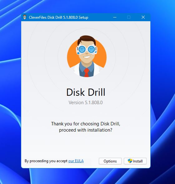 disk drill install