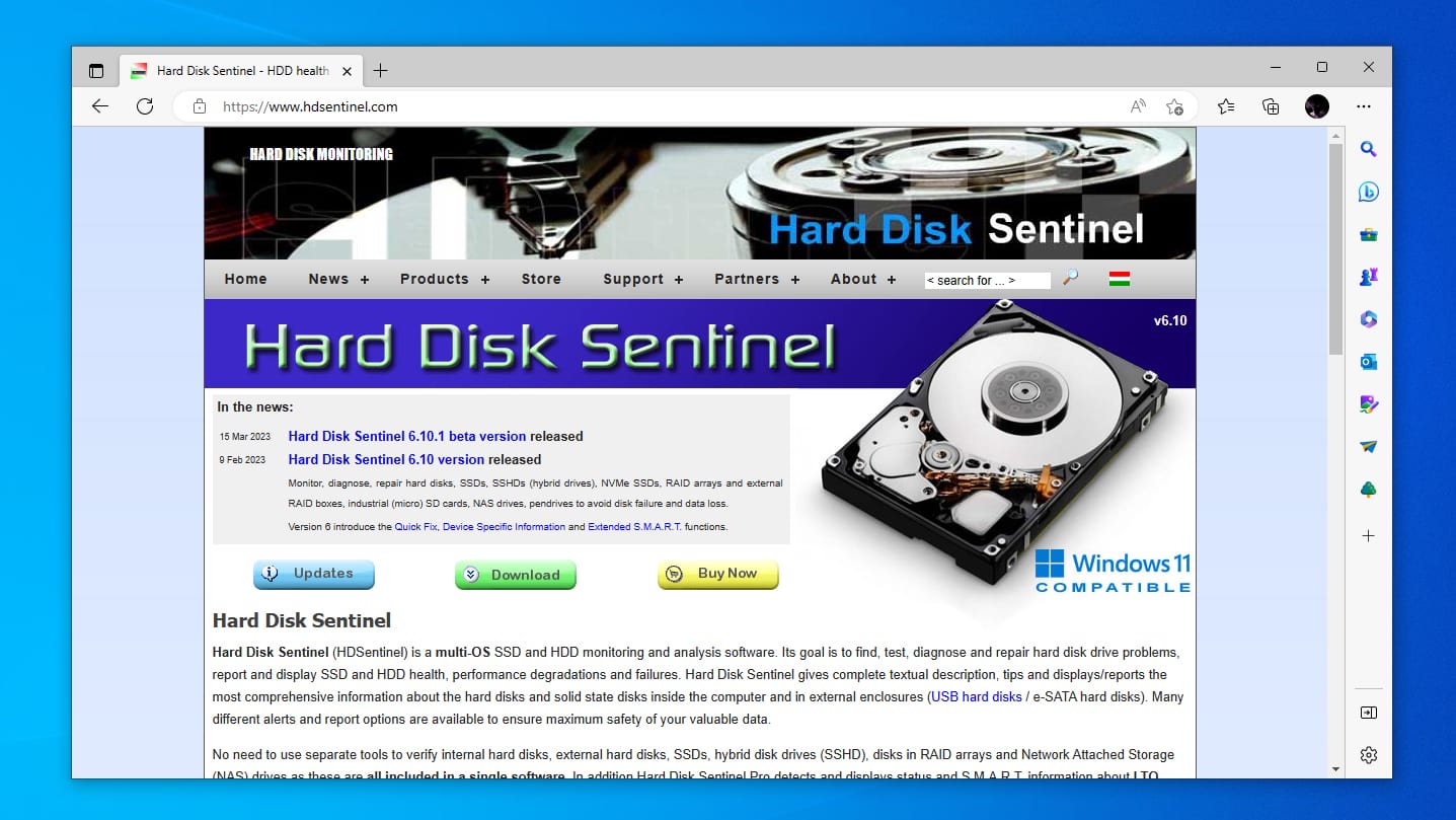 Hard Disk Sentinel Official Site