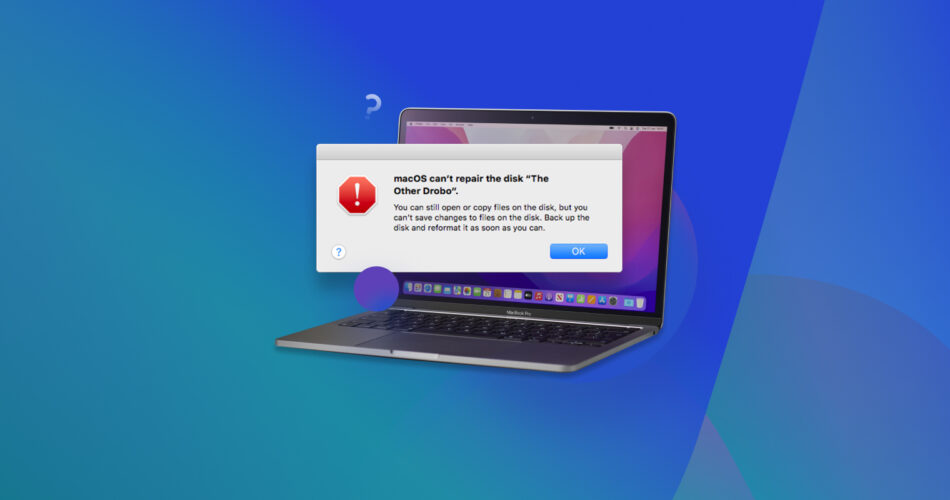 MacOS Can’t Repair the Disk