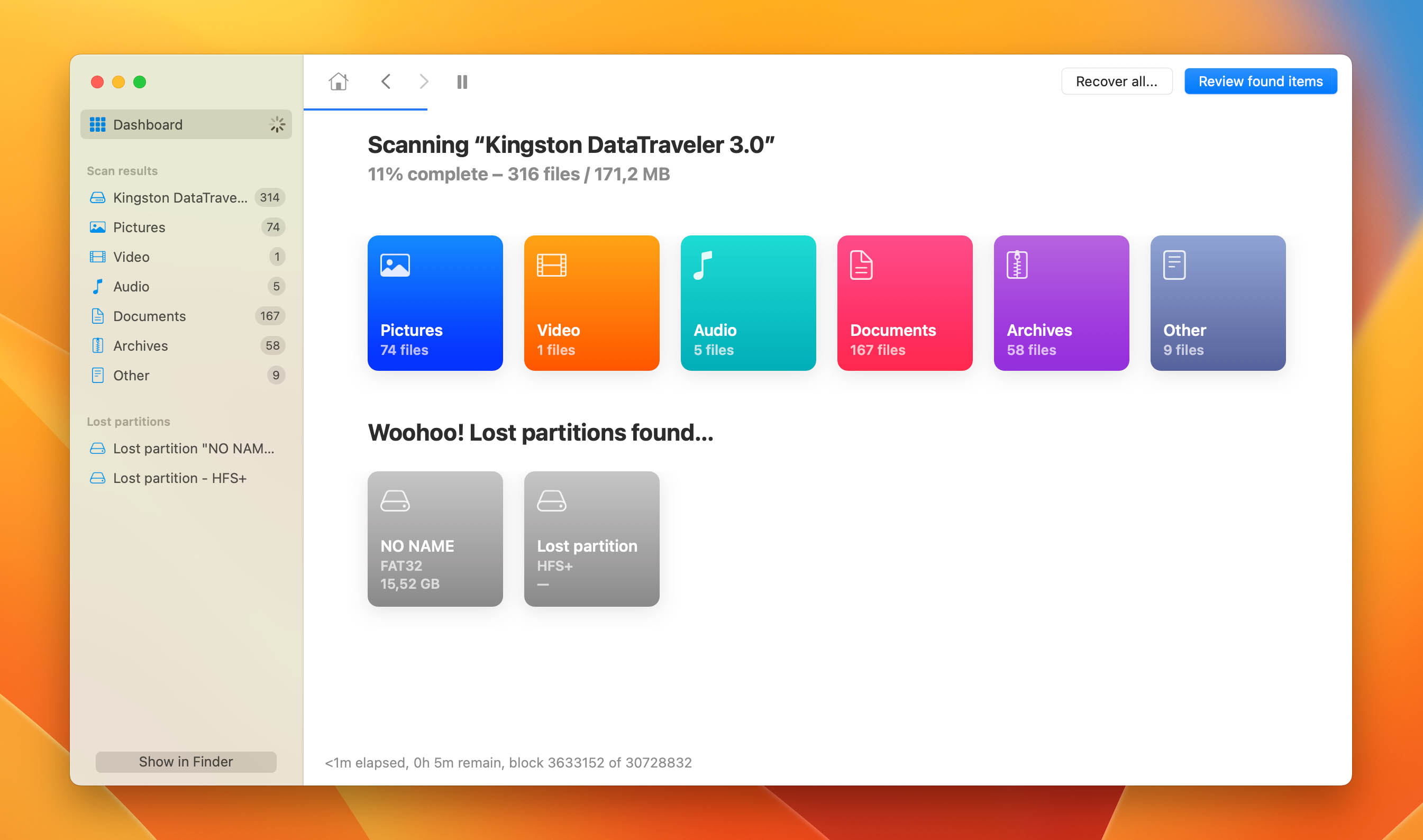 Scan For Lost Partition Mac Disk Drill