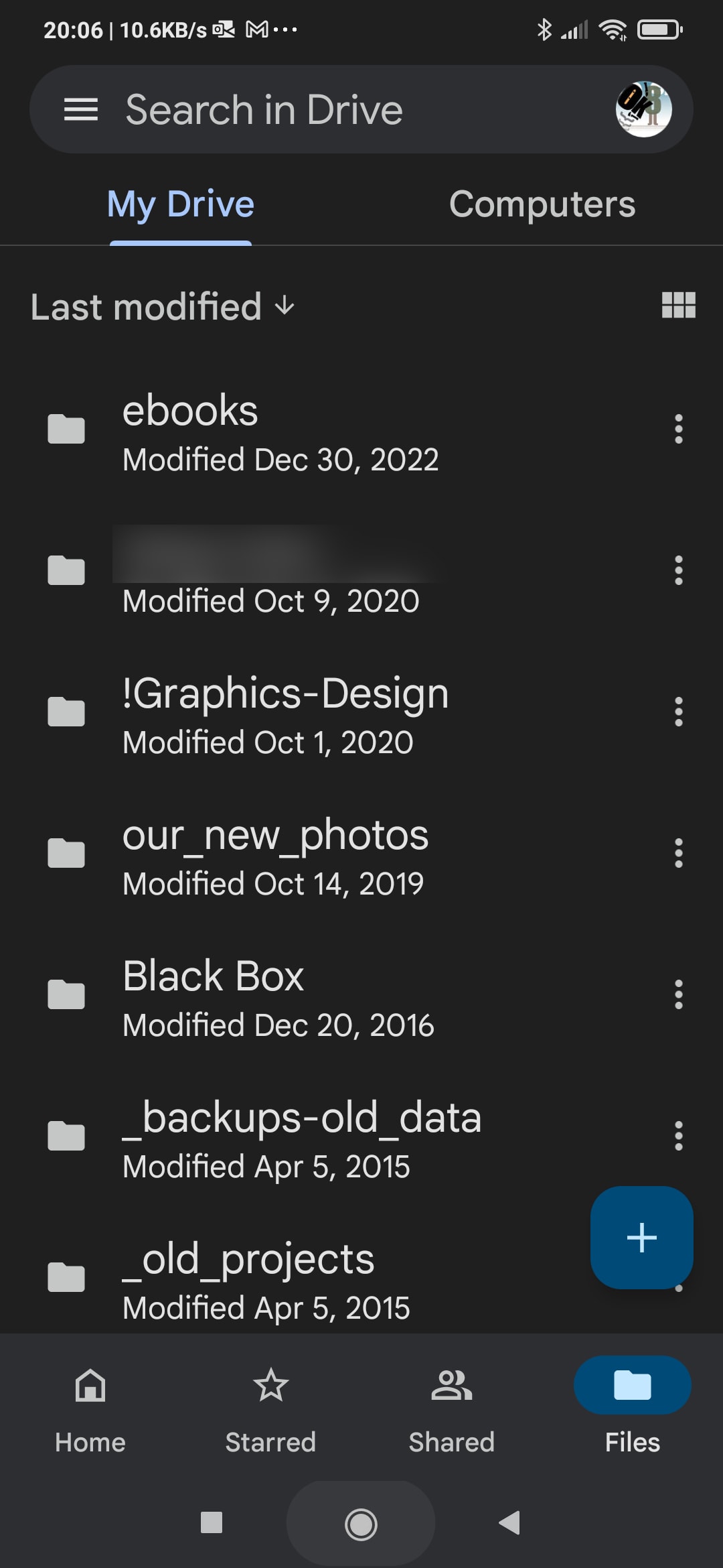Google Drive Main Interface