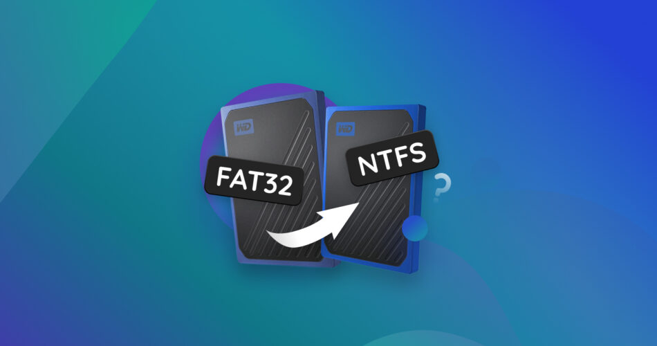 Convert FAT32 to NTFS Without Losing Data