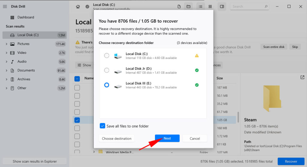 How to Recover Deleted Steam Files, Game Data, and Game Saves on PC