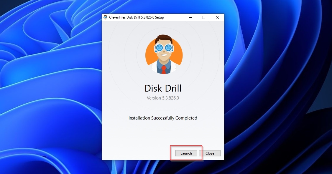 Disk Drill Installed