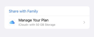 manage your icloud plan