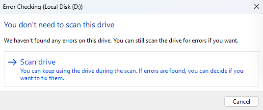 Scan Drive