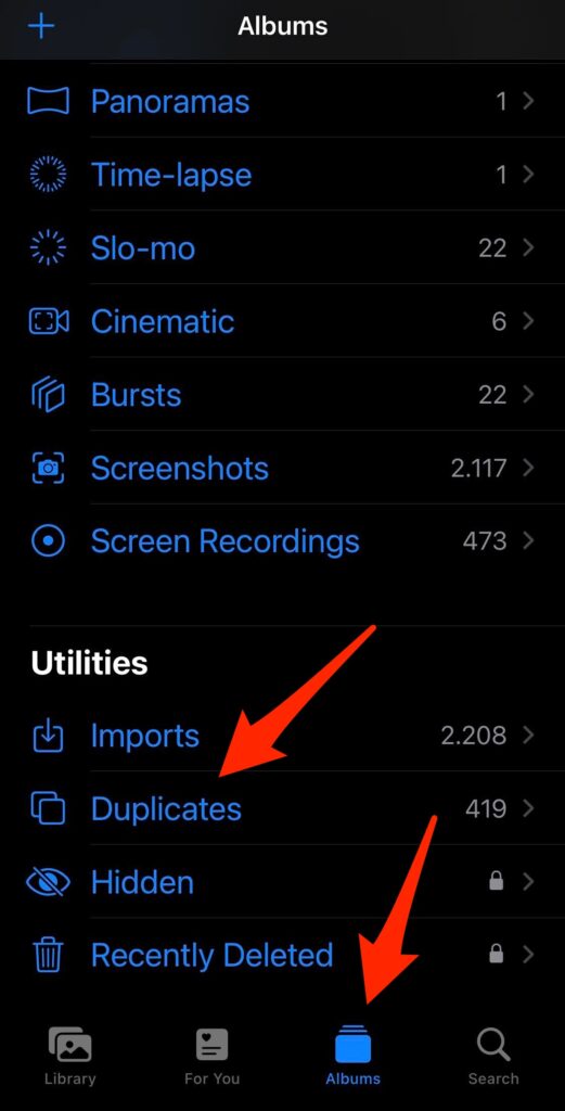 duplicate photos on iphone