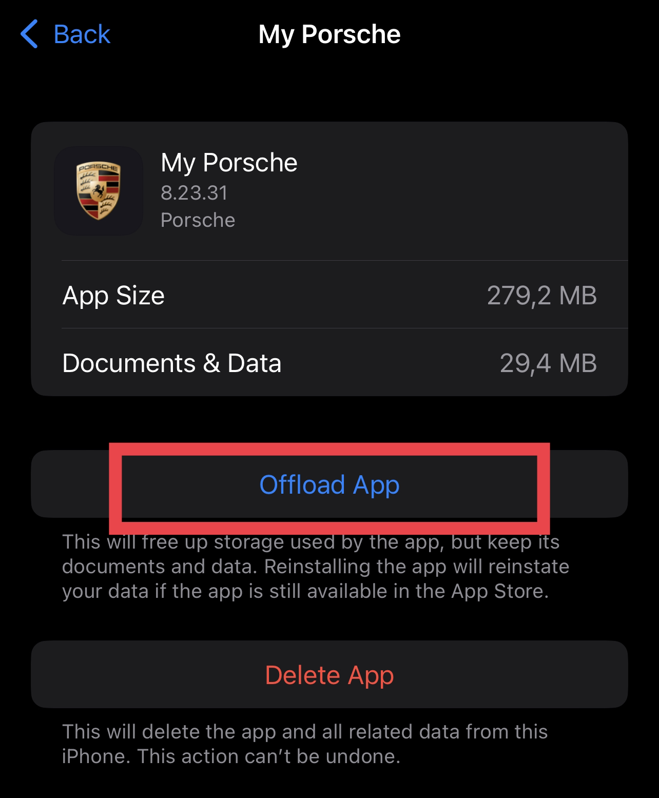 offload app