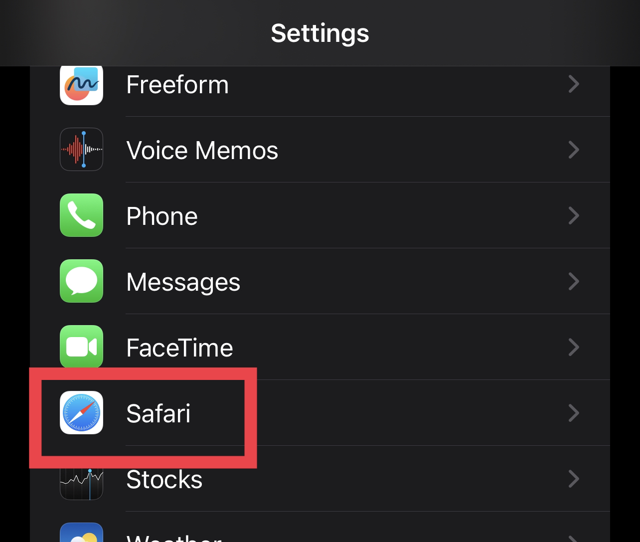 Safari app