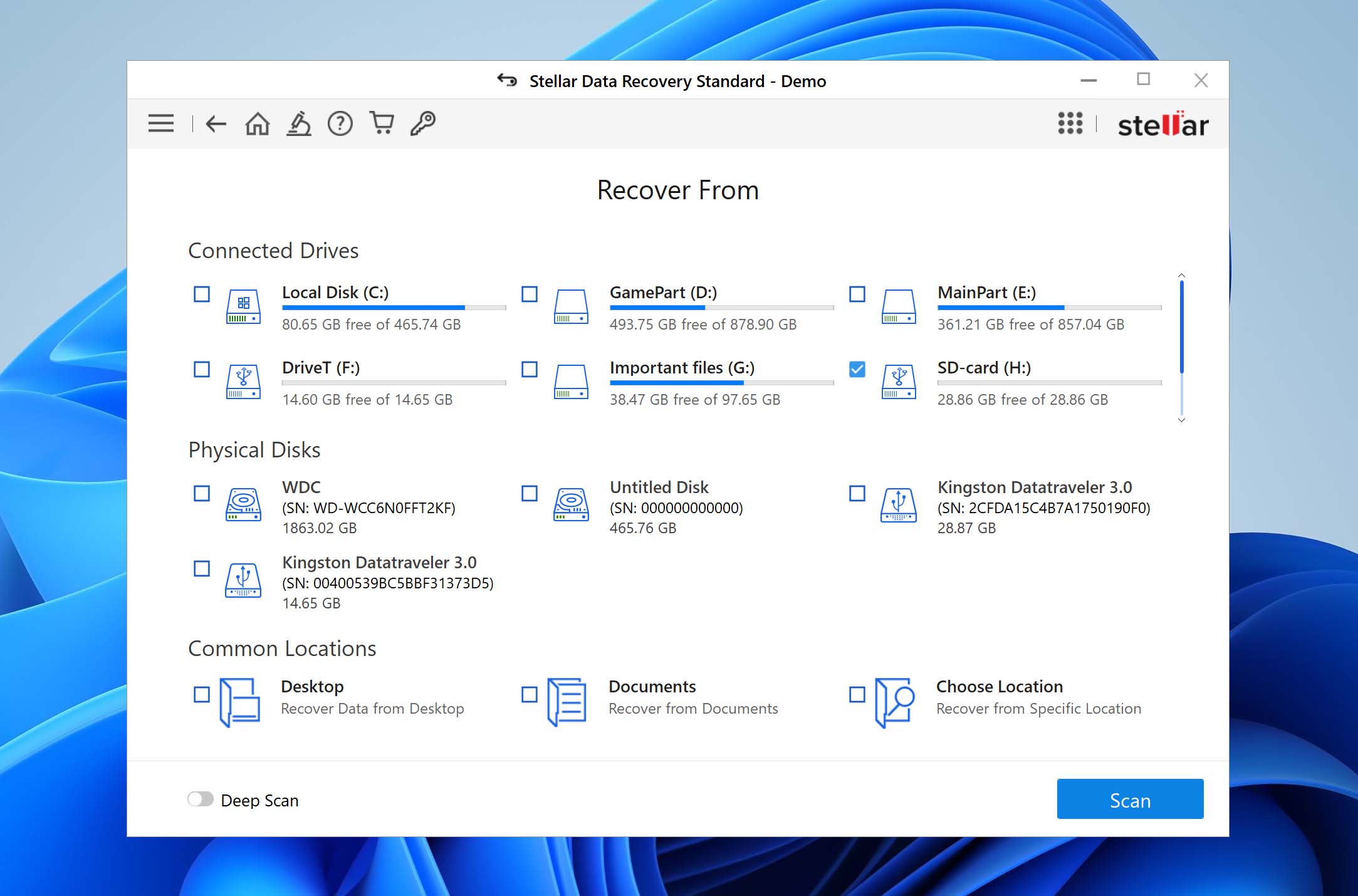 Stellar Data Recovery