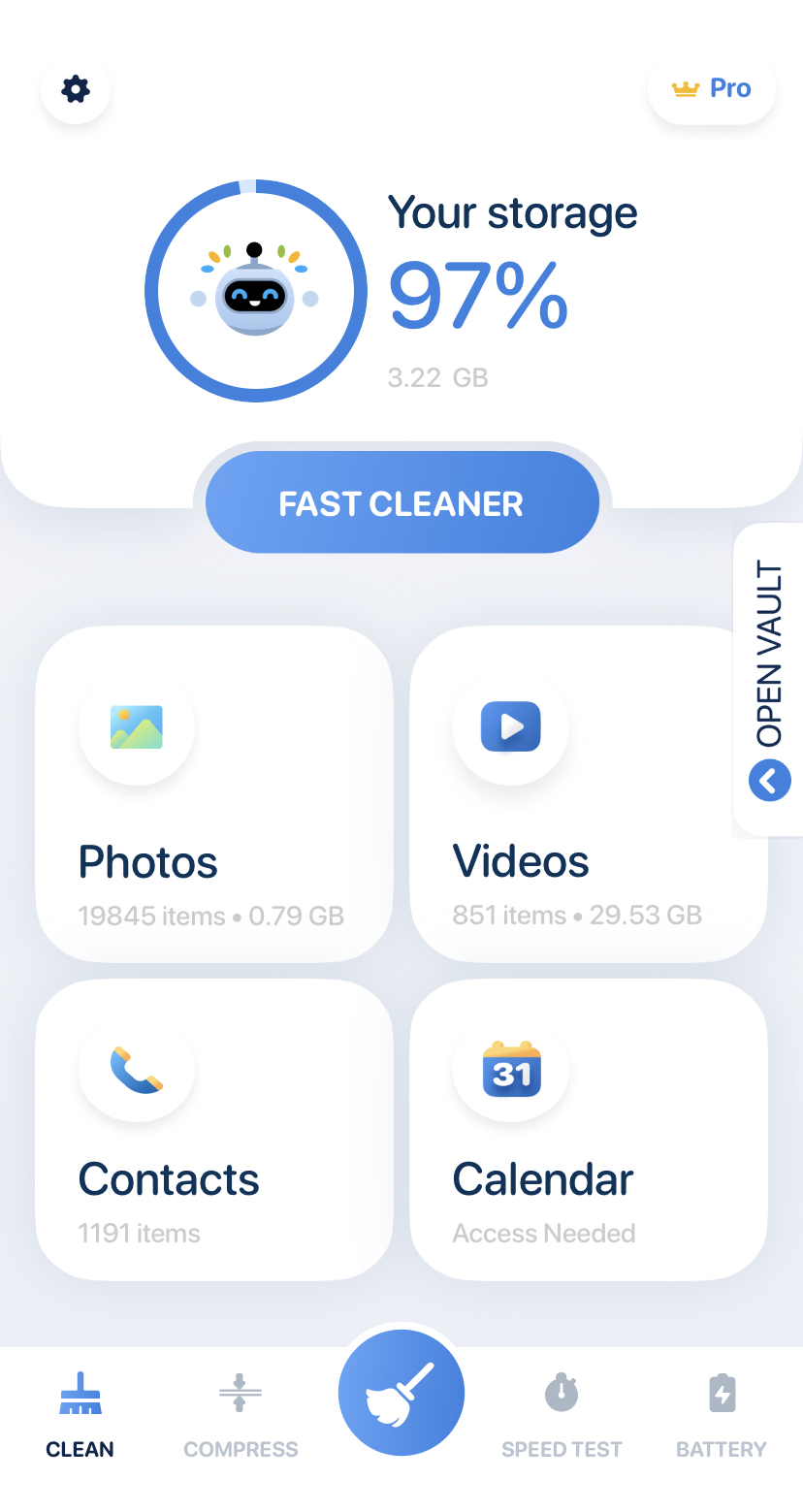 boost cleaner for deleting photos